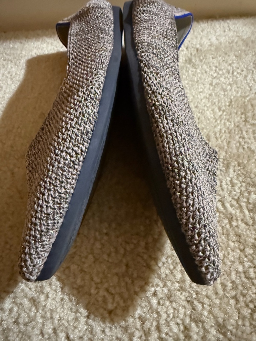 Rothy's The Point flats in the Stardust Metallic colorway size 9.5 - Picture 10 of 16